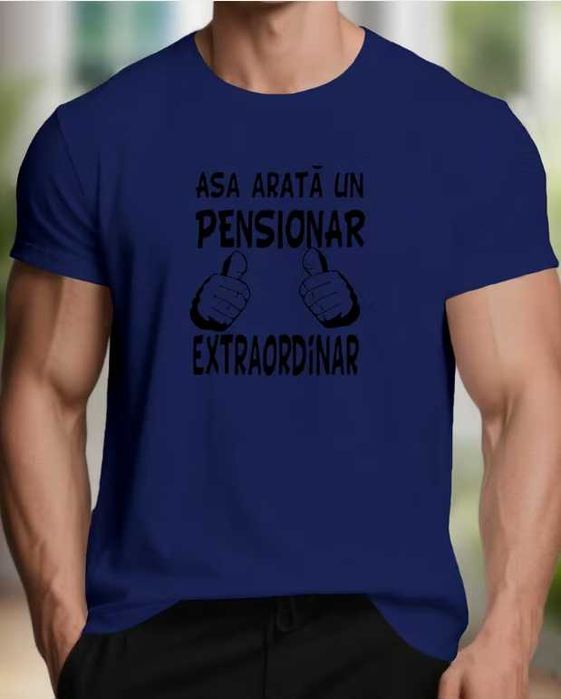 Tricou amuzant „Așa e un pensionar extraordinar”