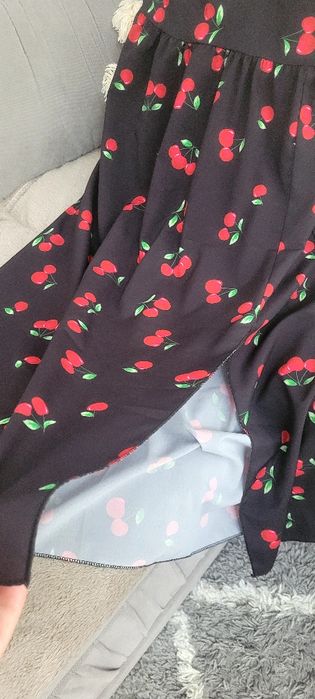 Rochie midi cu crapatura