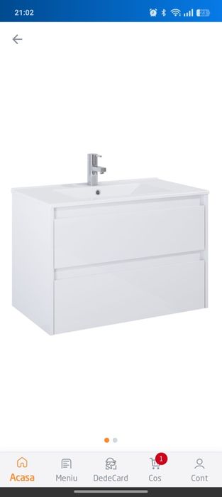 Masca de baie+lavoar  mobilier firma Roca