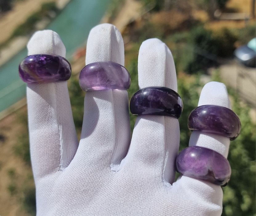 Колечко с натуральными камнями.