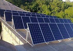 Установка солнечных панелей