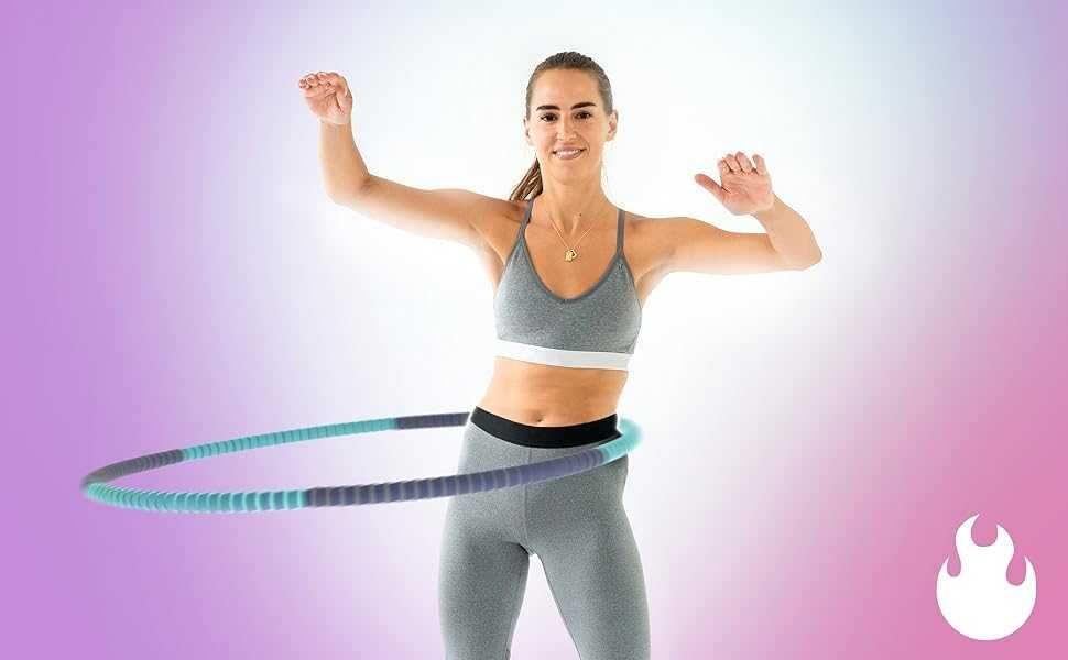 TBoonor Hula Hoop Обръч за възрастни, от неръждаема стомана