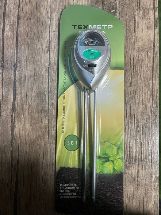 Измеритель кислотности почвы, влажности, освещенности