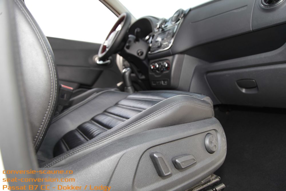 Sistem adaptare scaune de Passat B7 CC pe Lodgy Dokker