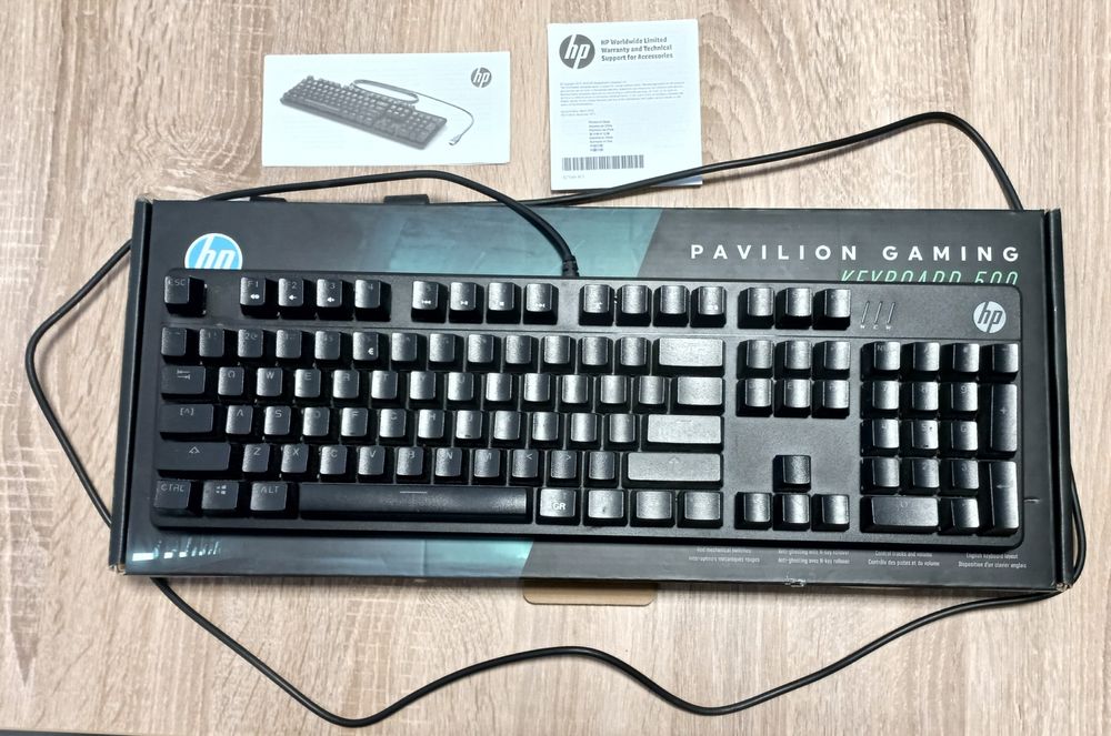 Tastatura mecanica HP Pavilion GAMING Keyboard 500, Negru