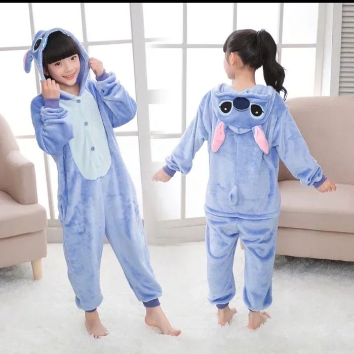 Детски костюм Стич, Лило и стич детски гащеризон, Stitch костюм
