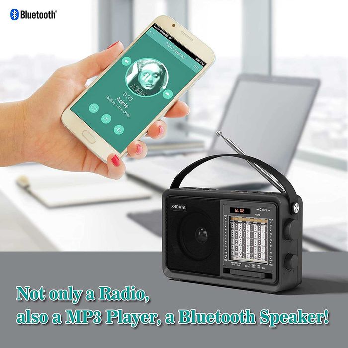XHDATA D-901 World Band радиоприемник, USB/TF/MP3 Music Player