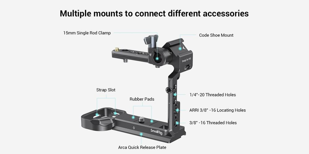 ПРОМО ! SmallRig SONY Професионална Half Cage рамка / фото аксесоар !