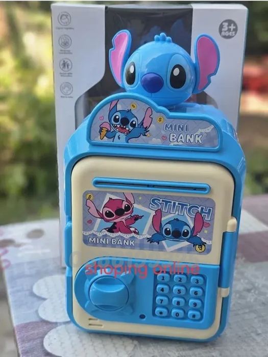 Детска Касичка Лило и Стич Сейф за пари, Банкомат, Детска касичка