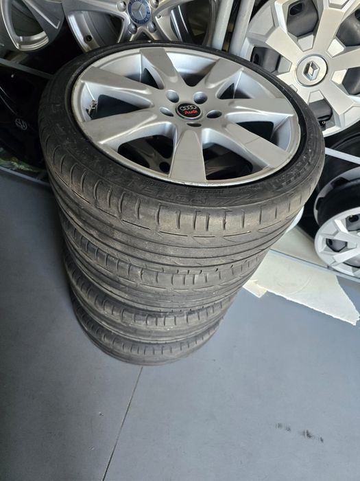 Jante R 18 5x112 cu anvelope bonus 225 40 18,  Audi, Volkswagen, Skoda