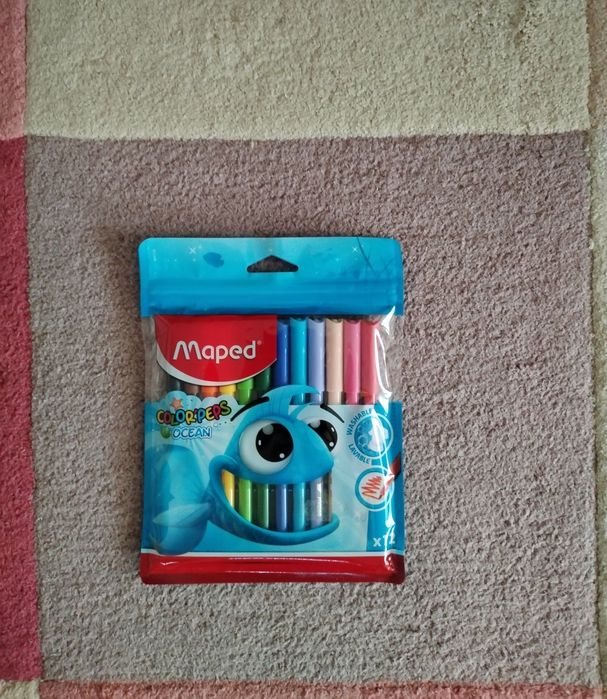 3 броя нови комплекта флумастери - заедно или поотделно