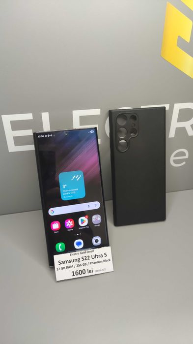 Samsung S22 Ultra 5G 12GB RAM/256GB/Phantom Black ID851-AG2
