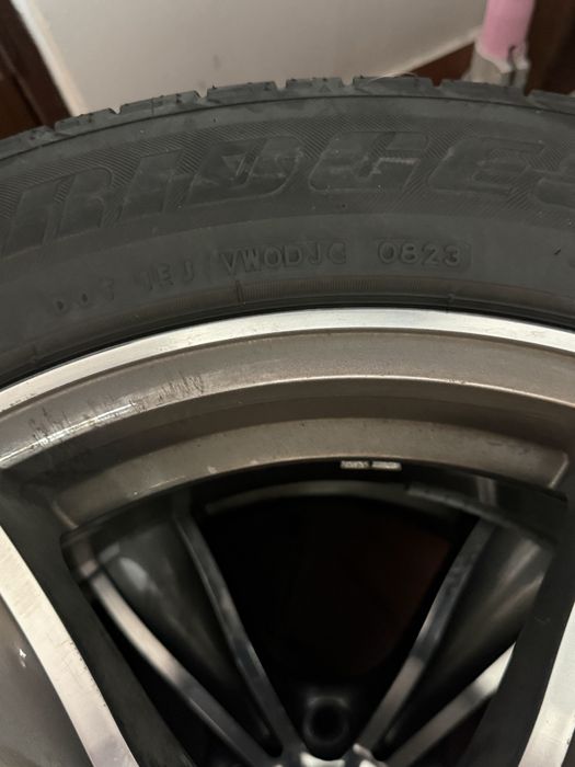 Vand jante pe 19 doua dim.x5 , anvelope vara Bridgestone dot 2023