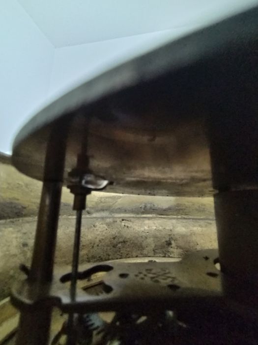 Ceas de perete antic, tip Cartel, stil Rococo