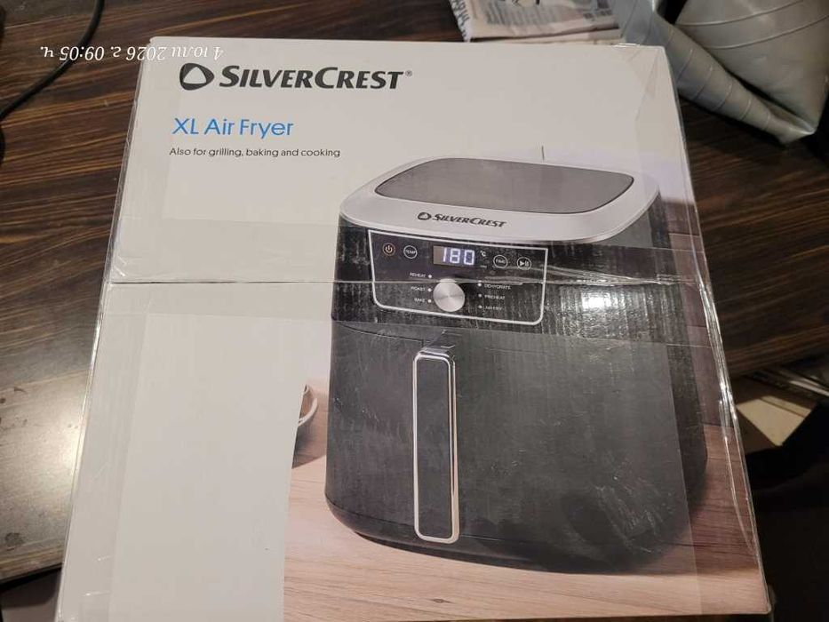 Airfryer-закупен  от Лидл голям вариант с 6.7  литра  2150 W  закупен на  с гаранция до 2027 г.
