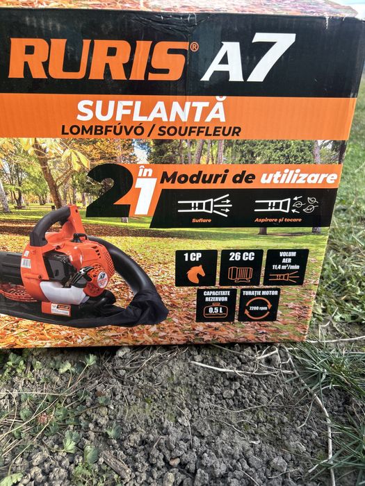 Suflanta frunze benzinā -Ruris A7, Nouā