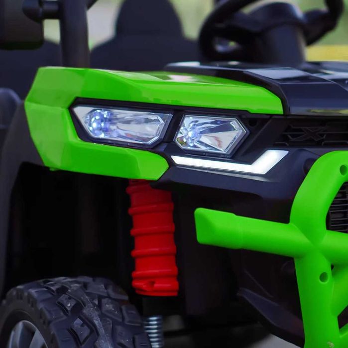 UTV electric pentru 2 copii Kinderauto X-Force 4x75W 24V Green