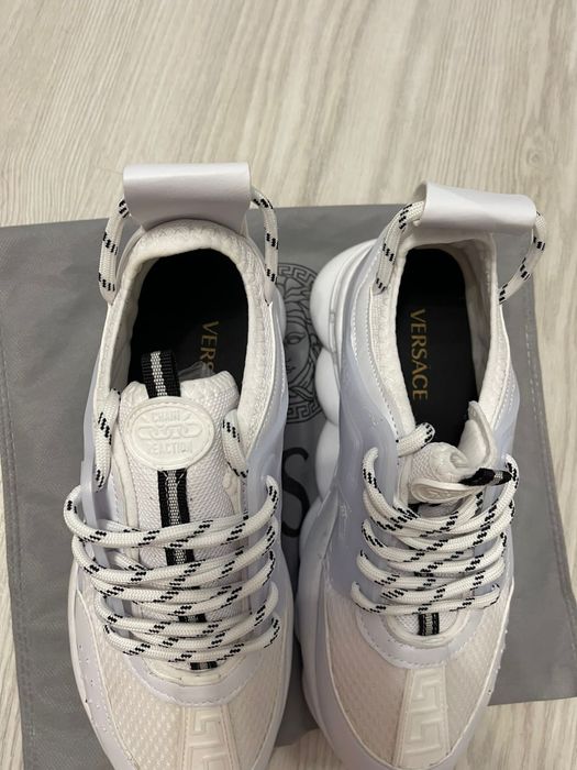 Adidasi Versace CHAIN Baieti |Barbati |Albi&Negrii Adidasi Baieti Fete