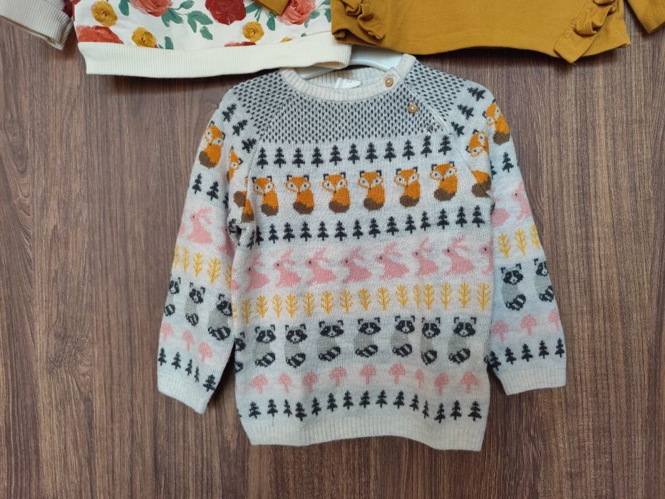 Детски плътни блузи 86 р-р