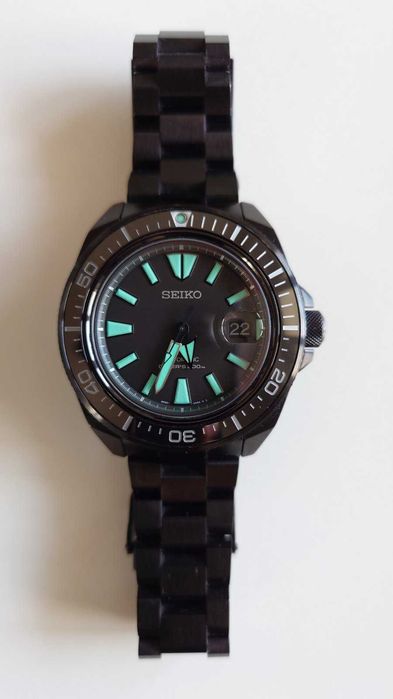 Ръчен часовник Лимитирана Серия Сейко Самурай Black Series