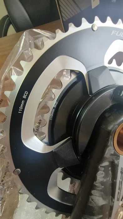 Курбел FSA Powerbox Carbon BB386EVO Crankset 2x11-speed -52/36 T 175mm