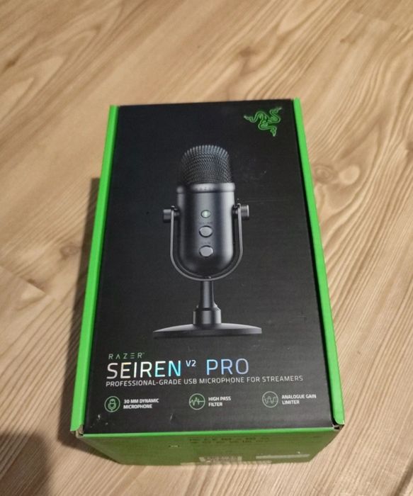 Microfon Gaming Razer Seiren V2 Pro – Nou, Sigilat Professional Grade!