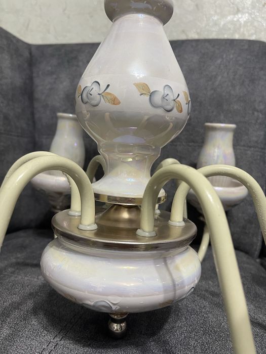 Люстра фарфоровая советская СССР