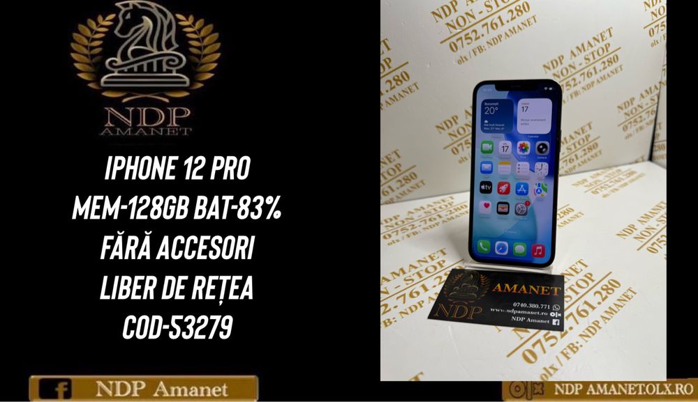 NDP Amanet Braila Iphone 12 Pro 128gb (53279)