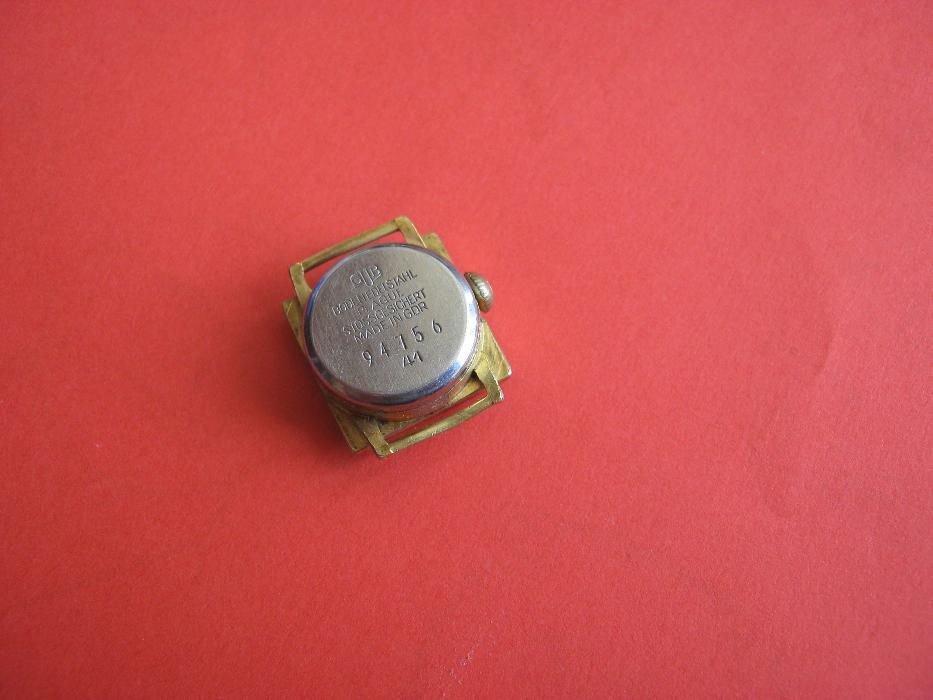 Ceas dama Glashütte Original placat AUR, functional, anii "60 RDG