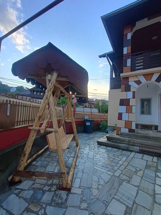 Leagăn/balansoar RUSTIC din lemn de brad tratat!