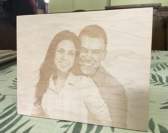 Portrete gravate pe lemn