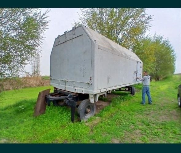 Вагон для проживания алюминиевый