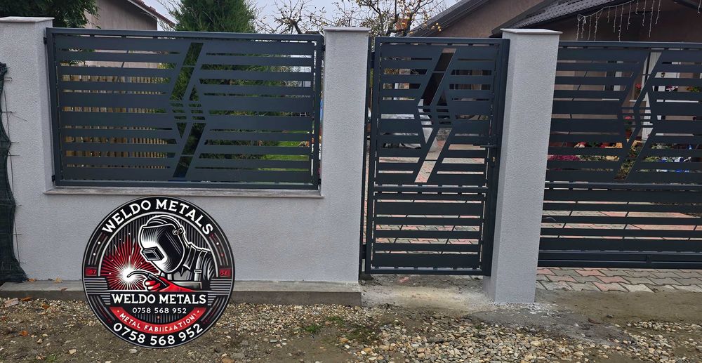 Gard tabla decupata/Porti metalice/Imprejmuire/Porti tabla decupata