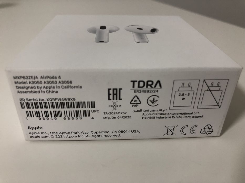 AirPods 4 — MXP63ZE/A