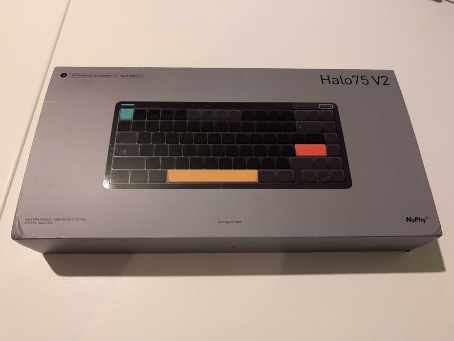 NuPhy Halo75 V2 Mint, Obsidian Black – ca nouă, set complet