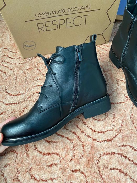 Новые ботинки. Кожа! Демисезон