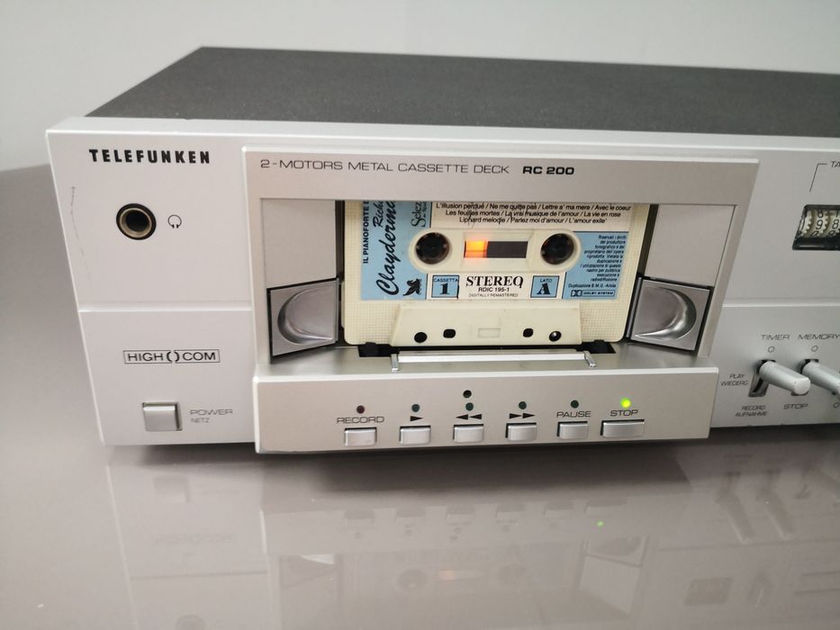 Telefunken rc 200 deck vintage casette