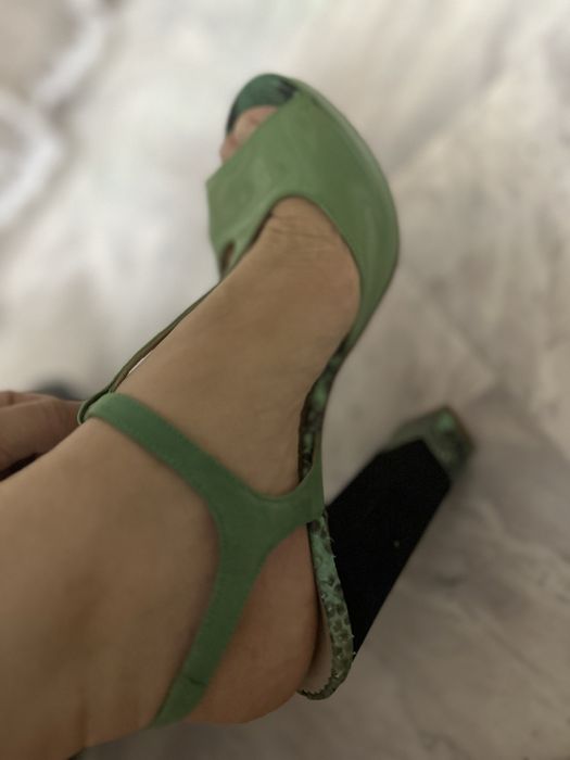 Туфли  кожаные натуралька