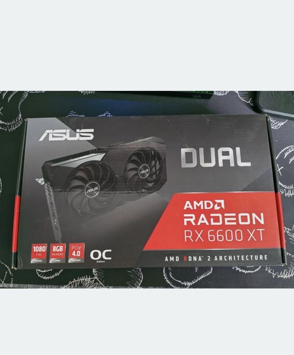 Placa video rx 6600xt 8gb asus dual oc