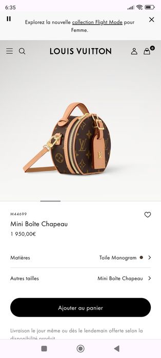 Сумка Louis Vuitton Mini Boite Chapeau