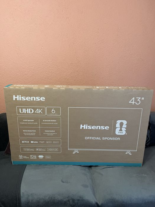 Телевизор Hisense 43”