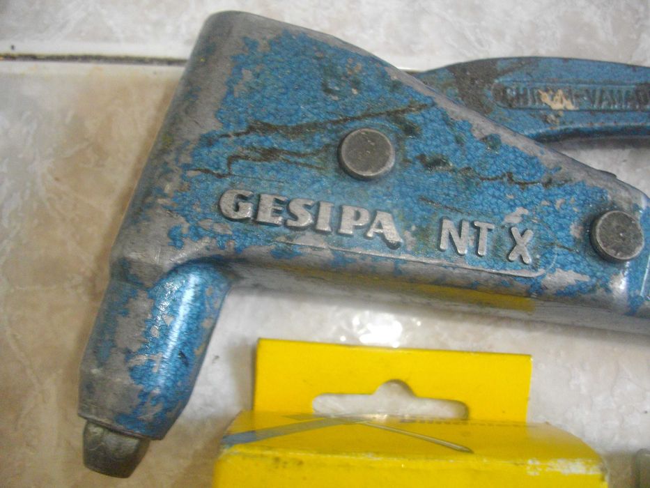 Немски Лопата сгъваема Нитачка GESIPA NTX попнитове  Резачка Хартия А4