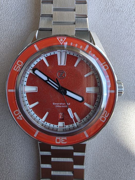 Zelos Swordfish 42mm SS 'Spark'