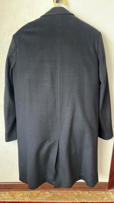 Пальто мужское осеннее черное