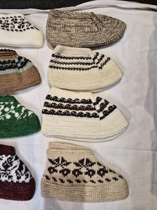 Плетени терлици, различни размери