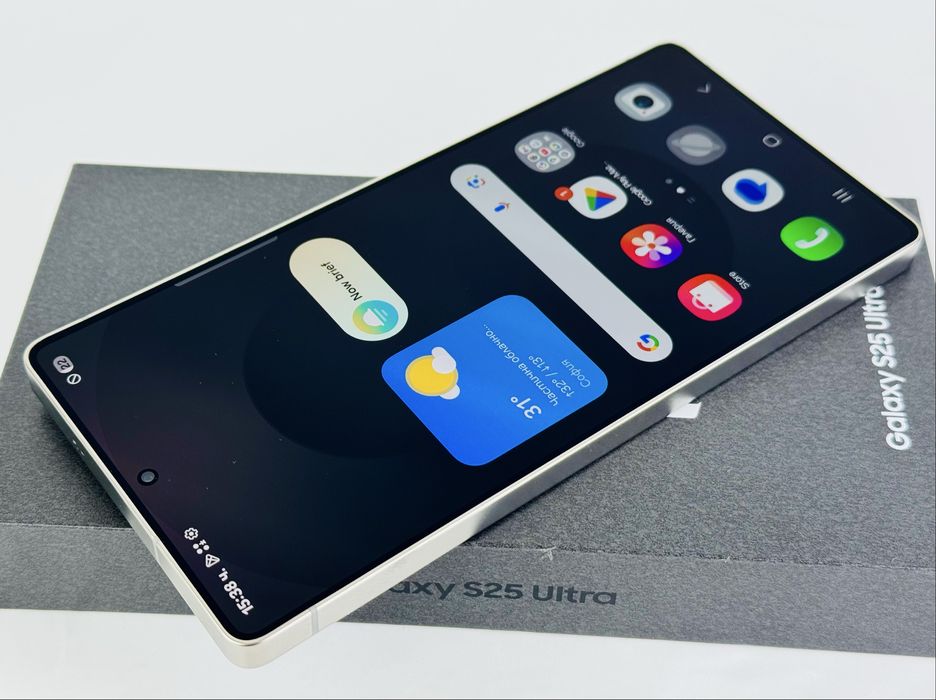 КАТО НОВ! Samsung Galaxy S25 Ultra 5G 512GB 12RAM Black Гаранция!