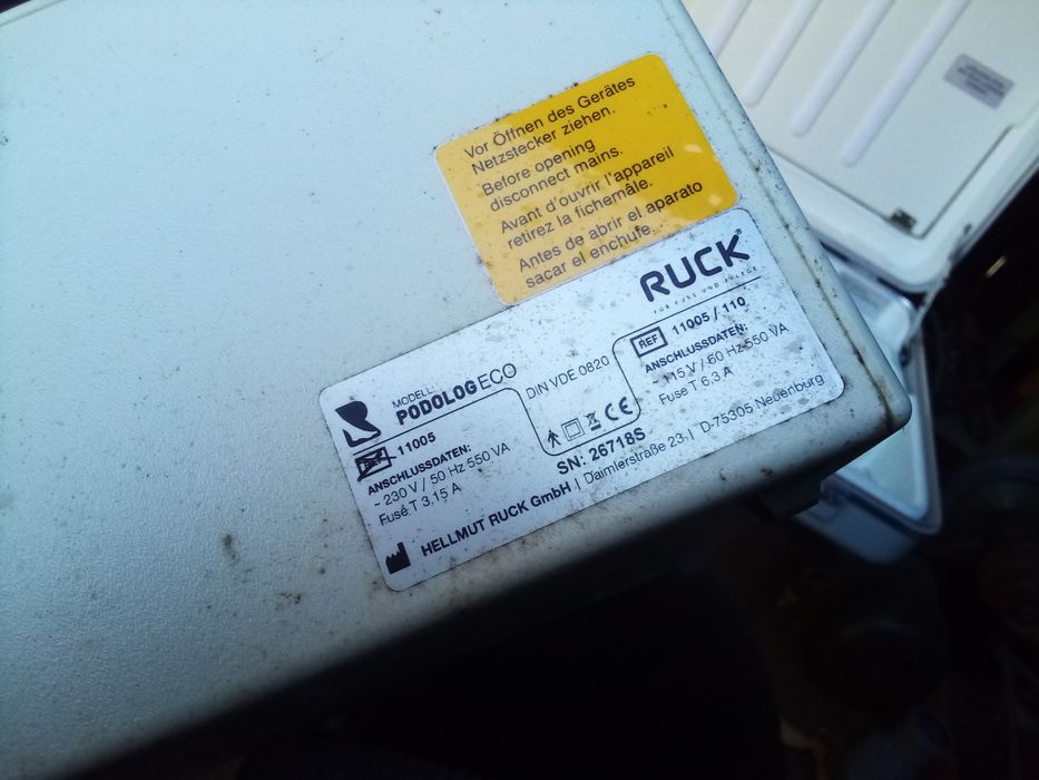 Freză unghii manichiura, pedichiura  RUCK  cu valiza