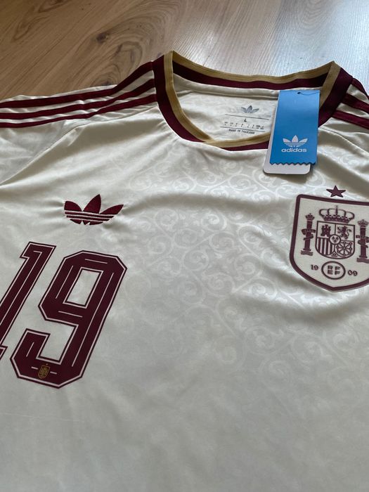 Tricou Lamine Yamal #19 - Spania Cupa Mondiala