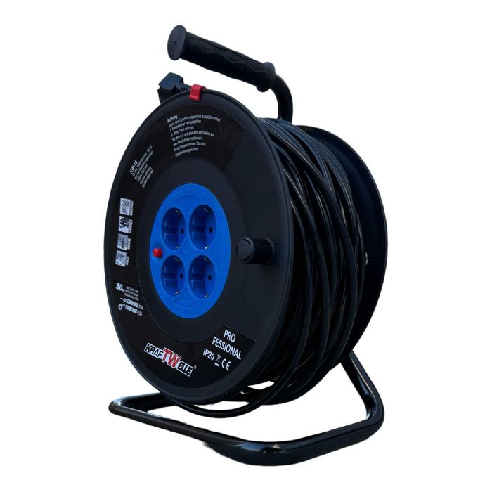 Удължител на макара с кабел KRAFTWELLE   50 м