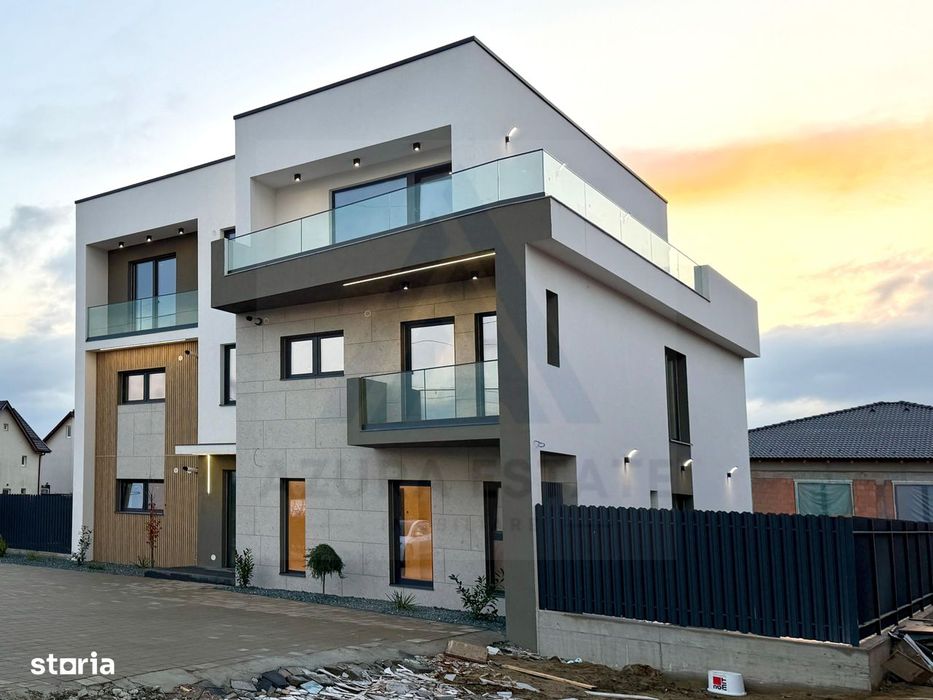 Apartament la vila 4 camere 3 bai si curte 200 mp in Arhitectilor